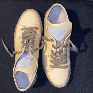 Brunello Cucinelli light yellow sneakers